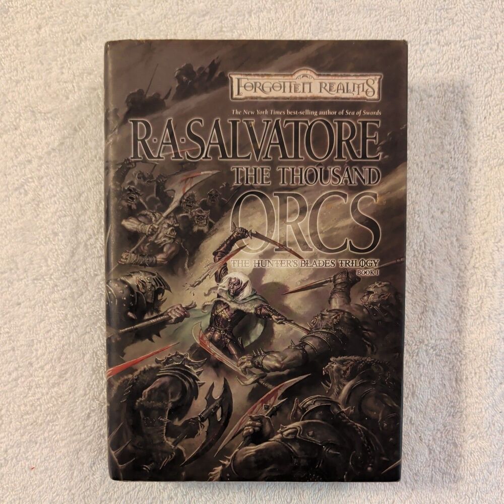 “Forgotten Realms: The Thousand Orcs” R. A. Salvatore (2002) 1st Ed HC Book
